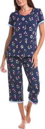 Cuddl Duds 2Pc Pajama Crop Set