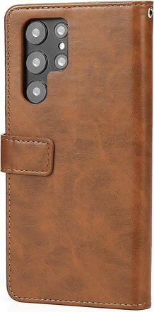 Sahara Indy Series Genuine Leather Wallet Case - Samsung Galaxy S23 Ultra