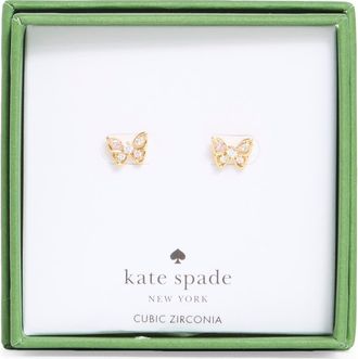 Kate Spade New York butterfly stud earrings in Pink/Multi Gold at Nordstrom Rack