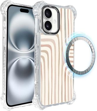 OEM Funda Ibizu Dropguard Ultra Para Iphone 16 Con Magsafe, Boho, Laberinto De Arena