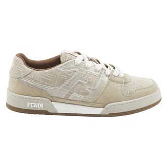 Fendi Sneakers, male, Beige, Size: 8 1/2 US Match Sneakers