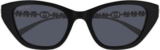Gucci Sunglasses Gg1968 S 002 Silver/Black Women