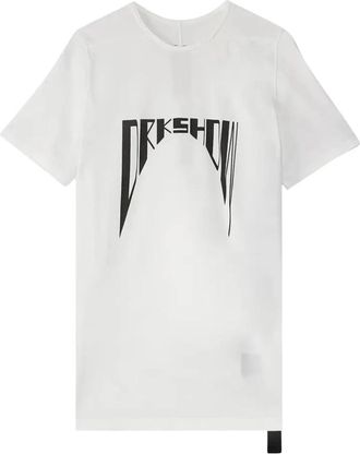 Rick Owens Small Level T-Shirt - Dames - T-shirts - Wit - L - Katoen - Tops