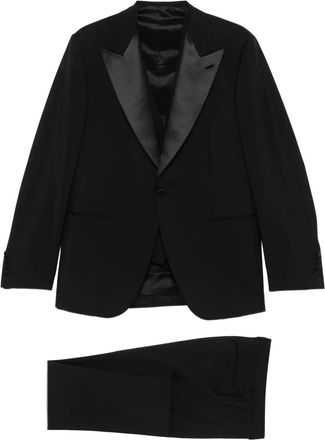 Caruso Set 3 pezzi monopetto - Nero