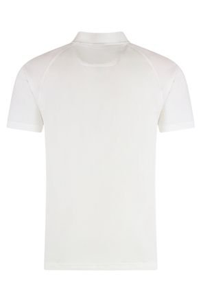 HUGO BOSS Technical Fabric Polo Shirt - White