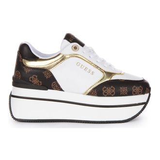 Guess Schoenen, Dames, Veelkleurig, 39 EU, Katoen, Camrio Platform Sneakers