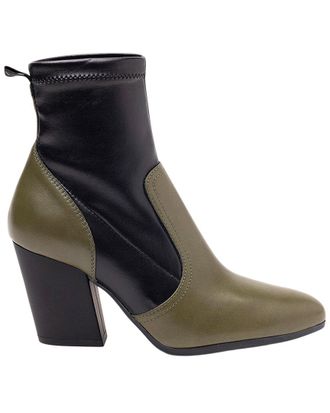 Hogan 80Mm Two-Tone Leather Boot