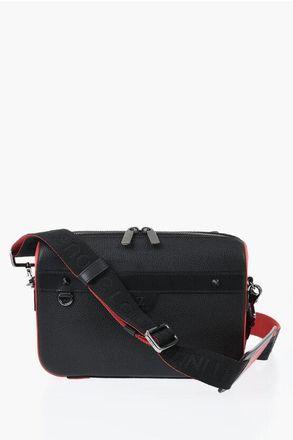 Christian Louboutin Two-Tone Textured Leather Bag with Removable Strap size Unica