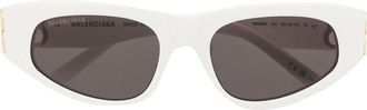 Balenciaga Dynasty D-frame sunglasses - women - Acetate - 53 - White