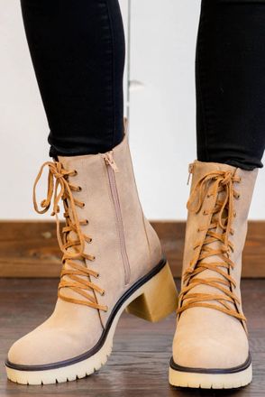 Mi.iM Womens Jamie Boot In Latte