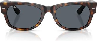 Ray-Ban Mega Wayfarer II - Dames - Zonnebrillen - Veelkleurig - 55 MM - Nylon - Accessoires