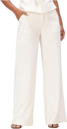 Suncoo Jewel Wide Broeken - Dames - Wijde Broeken - Wit - S - Linnen - Broeken