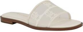 Tommy Hilfiger Tesia Slide Sandal in White/White at Nordstrom Rack, Size 7.5