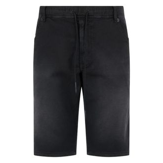 Diesel Casual Shorts, male, Black, Size: W28 Bermuda Shorts