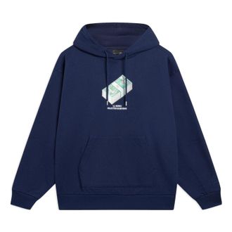 Li-Ning x Phil Hackett Graphic Hoodie Navy AWDT227-3
