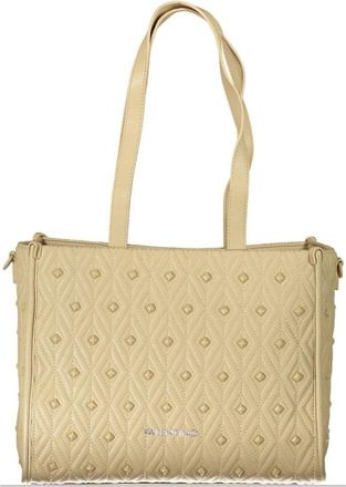 Valentino Quilted Studded Tote - Dames - Schoudertassen - Beige - ONE Size - Polyester - Tassen