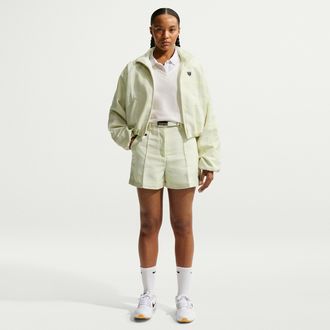 Nike Womens Tartan Golf Shorts in White | IQ9450-133