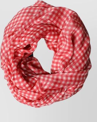 Dolce & Gabbana silk checked scarf