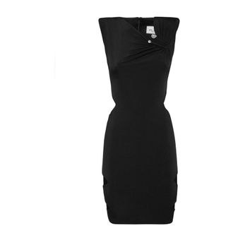 Philipp Plein Mini Jurk - Dames - Feestkleedjes - Zwart - 2XL - Polyester - Kleedjes