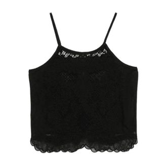 Twinset Donna, Top, Nero, M, new