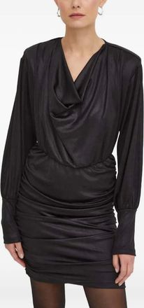 Gestuz Abito con scollo a cappuccio - Nero