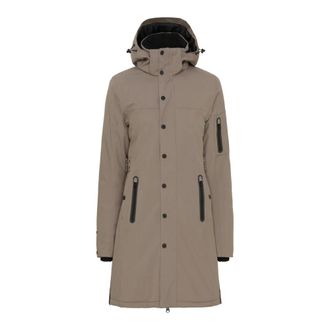 Notyz Notyz - Jassen - Dames - Mantels - Beige - Maat: 3XL Zijde