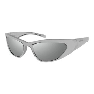 Balenciaga Sunglasses, male, Gray, 62 MM, Silver Sunglasses Bb0181S