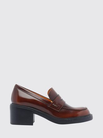 Tod's Calfskin Penny Loafers with a Medium Heel