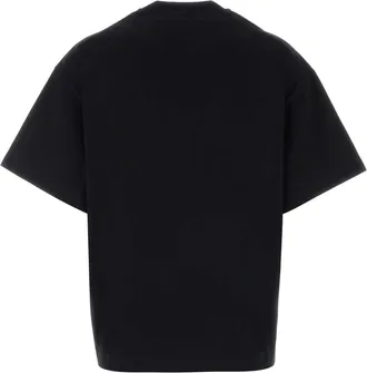 Jil Sander Womens Cotton T-Shirt Black
