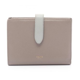 Celine Blue Gray Leather Wallet (Bi-Fold) (Pre-Owned)