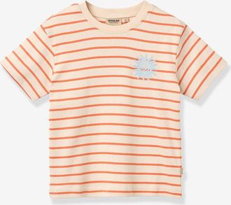 Wheat T-Shirt kurzarm mit Frontprint Kinder Wheat orange