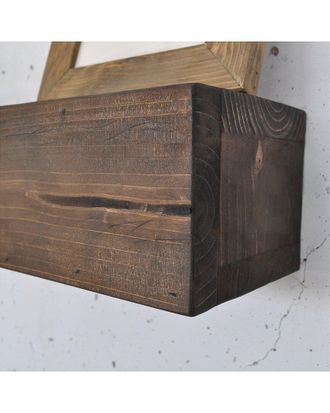Hanah Home Rustic Decorative Wooden Wall Shelf 3Pc Set
