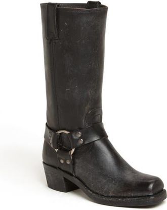 Frye Harness 12R Leather Boot in Black at Nordstrom, Size 8.5