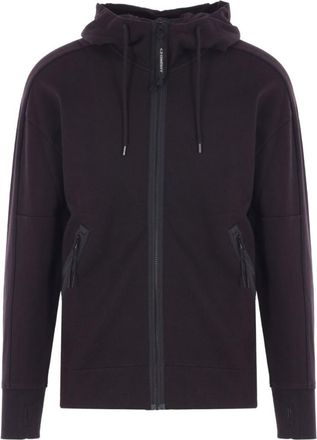 C.P. Company Black Cotton Hoodie