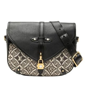 Louis Vuitton Pre-owned Neo Saumur MM - Dames - Pre-owned - Zwart - Maat: ONE Size Leer