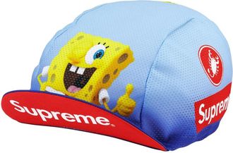 SUPREME Accessoires, unisex, Veelkleurig, ONE Size, Cycling Cap with Printed Graphic
