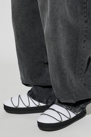 Moon Boot MB ICON SLIPPER Shoes, Mens, White