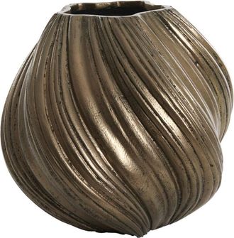 Light & Living Light&living - Vaso Yatung De Piedra Bronce Antiguo - &Oslash;52x48 Cm