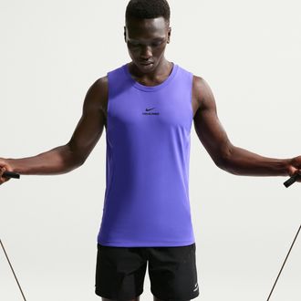 Nike Mens Nike Pro Dri-FIT Training Tank Top in Purple | IF2805-510