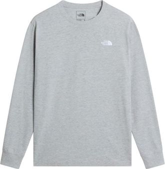 The North Face Evolution Simple Dome Regular Long Sleeve Longsleeve f&uuml;r Herren | grau