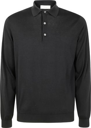 FILIPPO DE LAURENTIIS Polo a maniche lunghe - Nero