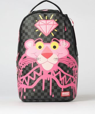 Sprayground Zaino Pink Panther Drippy Diamonds Sprayground in cotone spalmato saffiano