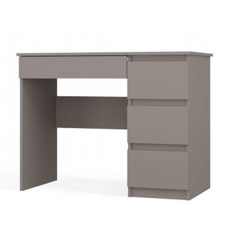 OEM Meso - Escritorio Recto Estilo Moderno Oficina/dormitorio Juvenil - 98x51x76 Cm - 4 Cajones