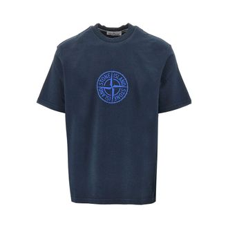 Stone Island Logo print organic cotton T-shirt Man S