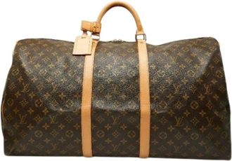 Louis Vuitton Pre-owned Weekend Bags, female, Brown, Size: ONE SIZE Pre-owned Weekend Bag