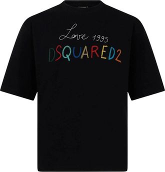 Dsquared2 T-shirts - Heren - T-shirts - Zwart - M - Tops