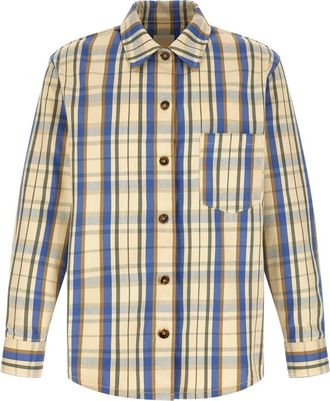 A.P.C. Nathan Overshirt - Heren - Casual Overhemden - Veelkleurig - L - Katoen - Overhemden