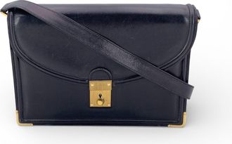 Gucci Vintage leren schoudertas van Gucci