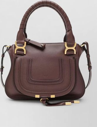 Chlo&eacute; marcie small leather shoulder bag