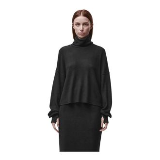 Thom Krom W TS 650 Top - Dames - Truien - Zwart - Maat: M Viscose